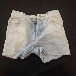 Justice Light Blue Denim Shorts
